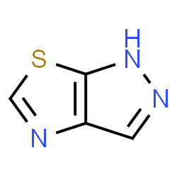 ChemSpider 2D Image | 1H-Pyrazolo[4,3-d][1,3]thiazole | C4H3N3S