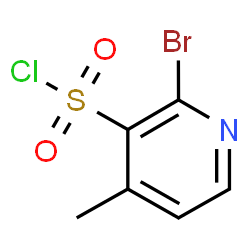 ChemSpider 2D Image | 2-Bromo-4-methyl-3-pyridinesulfonyl chloride | C6H5BrClNO2S