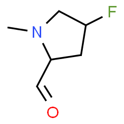 ChemSpider 2D Image | 4-Fluoro-1-methyl-2-pyrrolidinecarbaldehyde | C6H10FNO