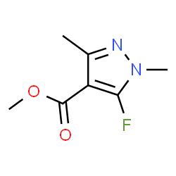 ChemSpider 2D Image | methyl 5-fluoro-1,3-dimethylpyrazole-4-carboxylate | C7H9FN2O2