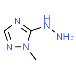 ChemSpider 2D Image | 5-Hydrazino-1-methyl-1H-1,2,4-triazole | C3H7N5