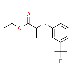 ChemSpider 2D Image | Ethyl 2-[3-(trifluoromethyl)phenoxy]propanoate | C12H13F3O3