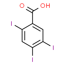 ChemSpider 2D Image | 2,4,5-Triiodobenzoic acid | C7H3I3O2