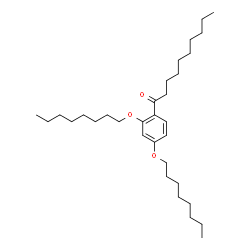 ChemSpider 2D Image | 1-[2,4-Bis(octyloxy)phenyl]-1-decanone | C32H56O3