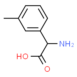 ChemSpider 2D Image | Amino(3-methylphenyl)acetic acid | C9H11NO2