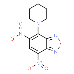 ChemSpider 2D Image | 5,7-Dinitro-4-(1-piperidinyl)-2,1,3-benzoxadiazole | C11H11N5O5