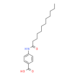 ChemSpider 2D Image | 4-(Dodecanoylamino)benzoic acid | C19H29NO3