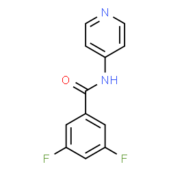 ChemSpider 2D Image | 3,5-Difluoro-N-(4-pyridinyl)benzamide | C12H8F2N2O