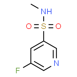 ChemSpider 2D Image | 5-Fluoro-N-methyl-3-pyridinesulfonamide | C6H7FN2O2S