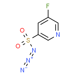 ChemSpider 2D Image | 5-Fluoro-3-pyridinesulfonyl azide | C5H3FN4O2S