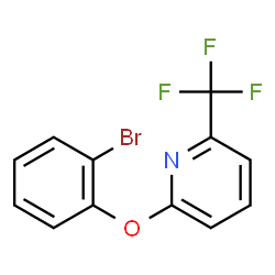 ChemSpider 2D Image | 2-(2-Bromophenoxy)-6-(trifluoromethyl)pyridine | C12H7BrF3NO