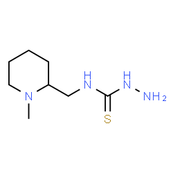 ChemSpider 2D Image | N-[(1-Methyl-2-piperidinyl)methyl]hydrazinecarbothioamide | C8H18N4S