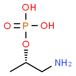 ChemSpider 2D Image | (S)-1-Aminopropan-2-yl phosphate | C3H10NO4P