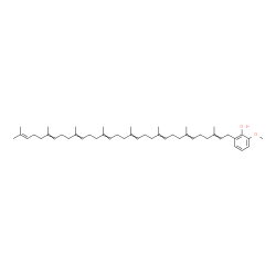 ChemSpider 2D Image | 2-Methoxy-6-(3,7,11,15,19,23,27,31-octamethyl-2,6,10,14,18,22,26,30-dotriacontaoctaen-1-yl)phenol | C47H72O2
