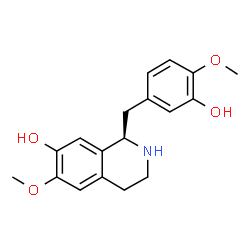 ChemSpider 2D Image | (R)-Norreticuline | C18H21NO4