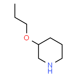 ChemSpider 2D Image | 3-Propoxypiperidine | C8H17NO