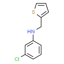 ChemSpider 2D Image | 3-Chloro-N-(2-thienylmethyl)aniline | C11H10ClNS