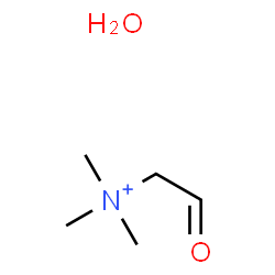 ChemSpider 2D Image | Ethanaminium, N,N,N-trimethyl-2-oxo-, hydrate (1:1) | C5H14NO2