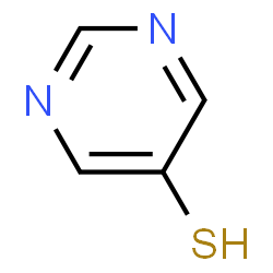 ChemSpider 2D Image | 5-Pyrimidinethiol | C4H4N2S