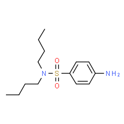 ChemSpider 2D Image | 4-Amino-N,N-dibutylbenzenesulfonamide | C14H24N2O2S