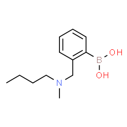 ChemSpider 2D Image | (2-{[Butyl(methyl)amino]methyl}phenyl)boronic acid | C12H20BNO2