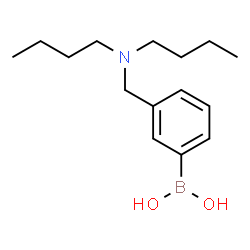 ChemSpider 2D Image | {3-[(Dibutylamino)methyl]phenyl}boronic acid | C15H26BNO2