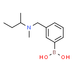 ChemSpider 2D Image | (3-{[sec-Butyl(methyl)amino]methyl}phenyl)boronic acid | C12H20BNO2