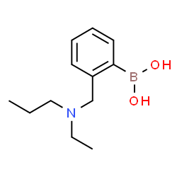 ChemSpider 2D Image | (2-{[Ethyl(propyl)amino]methyl}phenyl)boronic acid | C12H20BNO2