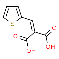 ChemSpider 2D Image | (2-Thienylmethylene)malonic acid | C8H6O4S