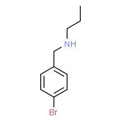 ChemSpider 2D Image | (4-Bromo-benzyl)-propyl-amine | C10H14BrN