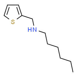 ChemSpider 2D Image | N-(2-Thienylmethyl)-1-hexanamine | C11H19NS