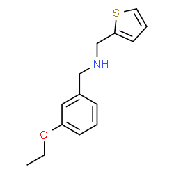 ChemSpider 2D Image | 1-(3-Ethoxyphenyl)-N-(2-thienylmethyl)methanamine | C14H17NOS
