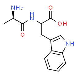 ChemSpider 2D Image | D-Alanyltryptophan | C14H17N3O3