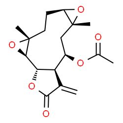 ChemSpider 2D Image | epi-Tulipinolide diepoxide | C17H22O6