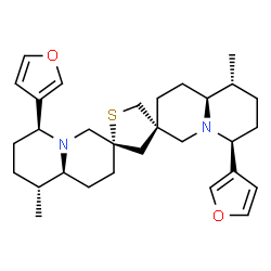 ChemSpider 2D Image | (+)-thiobinupharidine | C30H42N2O2S
