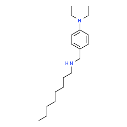 ChemSpider 2D Image | N,N-Diethyl-4-[(octylamino)methyl]aniline | C19H34N2