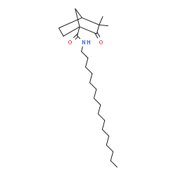 ChemSpider 2D Image | N-Hexadecyl-3,3-dimethyl-2-oxobicyclo[2.2.1]heptane-1-carboxamide | C26H47NO2
