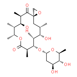 ChemSpider 2D Image | 3-O-(alpha-L-olivosyl)oleandolide | C26H44O10
