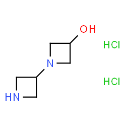 ChemSpider 2D Image | 1,3'-Biazetidin-3-ol dihydrochloride | C6H14Cl2N2O