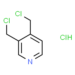 ChemSpider 2D Image | 3,4-Bis-chloromethyl-pyridine, hydrochloride | C7H8Cl3N
