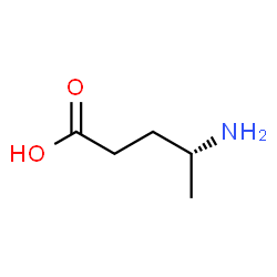 ChemSpider 2D Image | (R)-4-aminovaleric acid | C5H11NO2