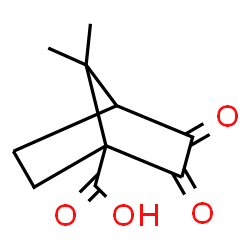 ChemSpider 2D Image | 7,7-Dimethyl-2,3-dioxobicyclo[2.2.1]heptane-1-carboxylic acid | C10H12O4