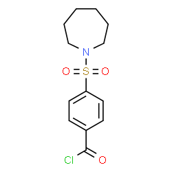 ChemSpider 2D Image | 4-(1-Azepanylsulfonyl)benzoyl chloride | C13H16ClNO3S