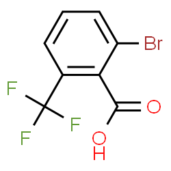 ChemSpider 2D Image | 2-Bromo-6-(trifluoromethyl)benzoic acid | C8H4BrF3O2