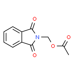 ChemSpider 2D Image | (1,3-Dioxoisoindolin-2-yl)methyl acetate | C11H9NO4