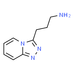 ChemSpider 2D Image | 3-([1,2,4]Triazolo[4,3-a]pyridin-3-yl)-1-propanamine | C9H12N4
