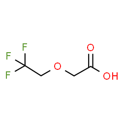 ChemSpider 2D Image | (2,2,2-Trifluoroethoxy)acetic acid | C4H5F3O3