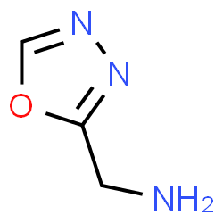 ChemSpider 2D Image | (1,3,4-oxadiazol-2-yl)methanamine | C3H5N3O