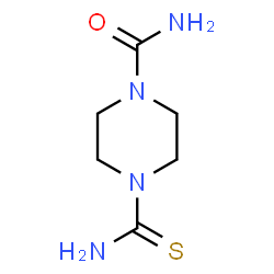 ChemSpider 2D Image | 4-Carbamothioyl-1-piperazinecarboxamide | C6H12N4OS