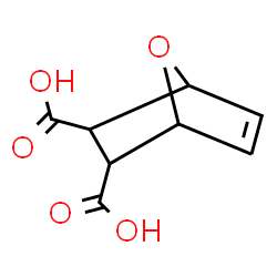 ChemSpider 2D Image | 7-Oxabicyclo[2.2.1]hept-5-ene-2,3-dicarboxylic acid | C8H8O5